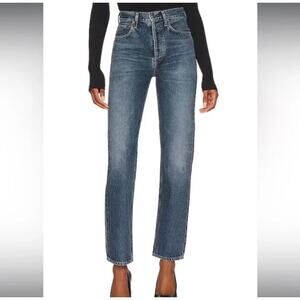 Agolde Women's Straight Leg Jeans - Dark Blue